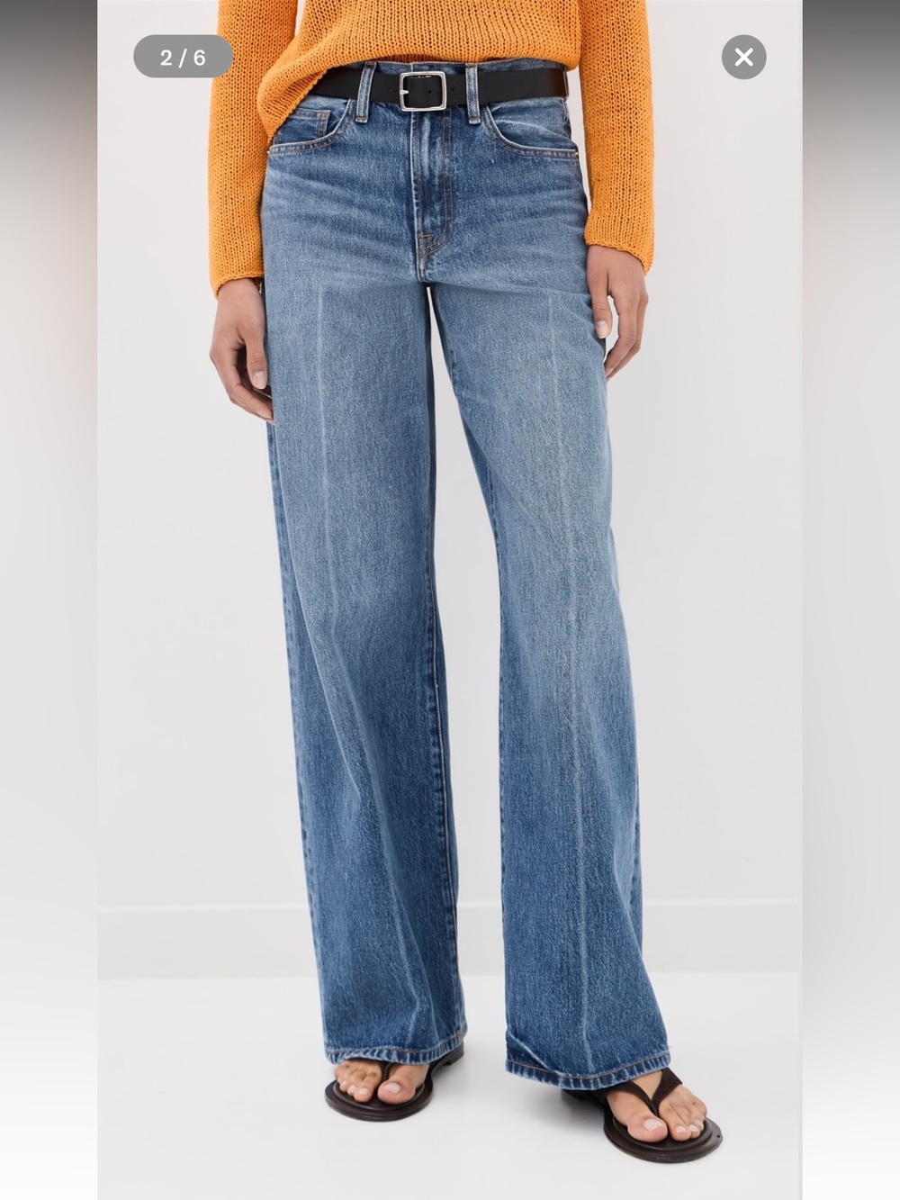 NWT. Elder Statesman Evie Jeans. Size 27.